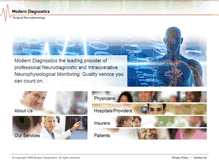 Tablet Screenshot of moderndiagnostics.com